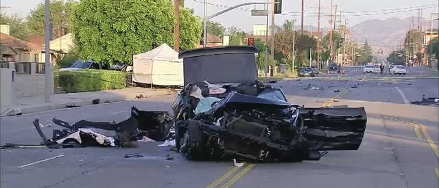 un fallecido accidente en Winnetka