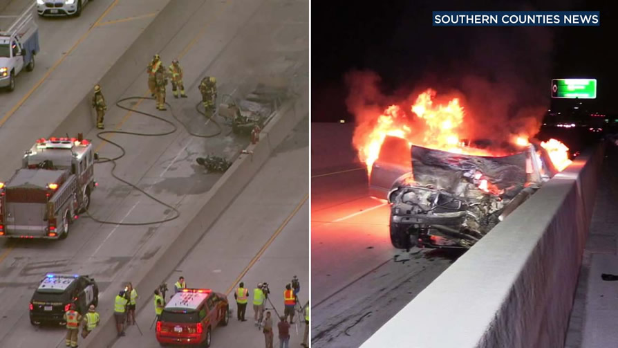 Dos Personas Murieron en Accidente Mortal en Autopista 5 en Santa Ana